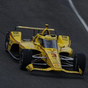 McLaughlin no segundo dia de treinos da Indy 500. Foto/ Reprodução: Chris Jones/ IndyCar