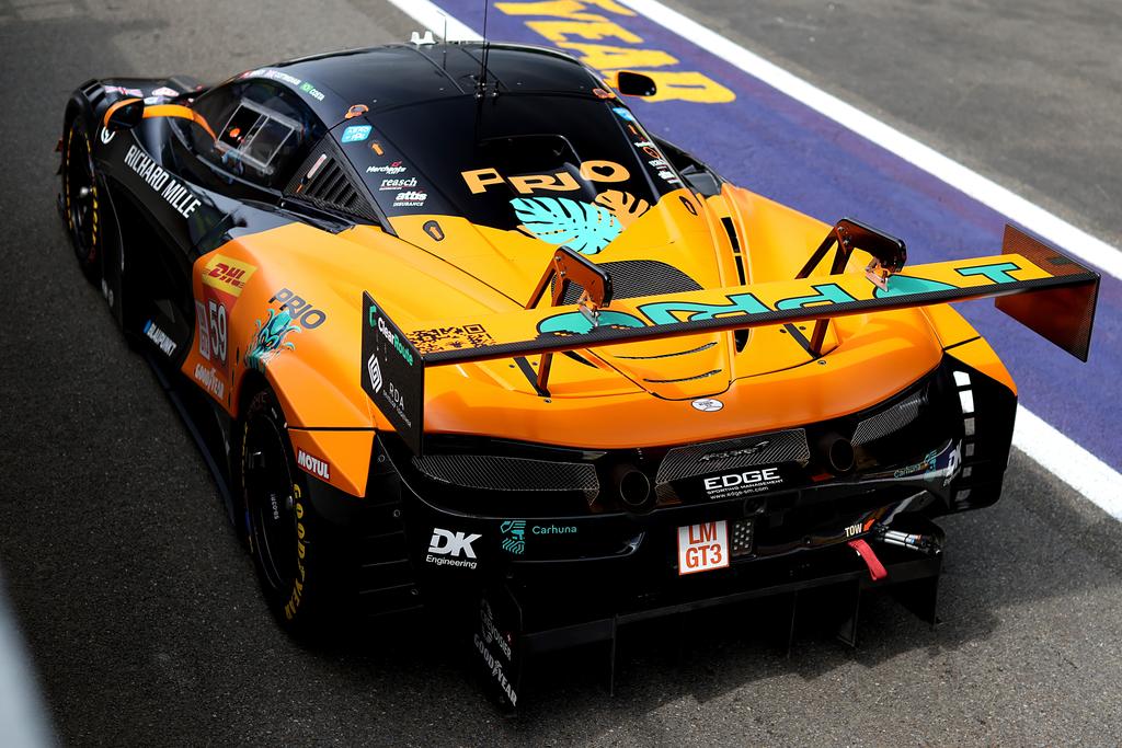 Carro da United Autosports liderou classe GT3 em diversos momentos (United Autosports)