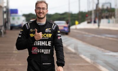 Arthur Scherer larga na frente na corrida que abre a etapa, na manhã de sábado (Rafael Gagliano/Vicar)