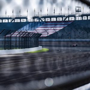 Katherine Legge na classificação da Indy 500. Foto/ Reprodução: Karl Zemlin/ IndyCar