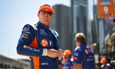 Scott Dixon após a classificação do GP de Detroit. Foto/ Reprodução: Chris Owens/ IndyCar