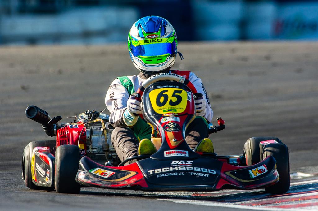 Gabriel Fernandes quer brigar pelo título do Troféu Ayrton Senna de Kart (Foto: Leonardo Dias)