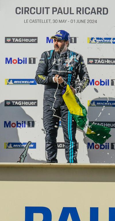 Tomasoni celebra vitória na etapa passada em Paul Ricard (Divulgação