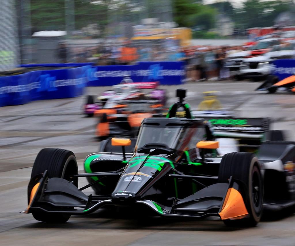 Agustin Canapino no GP de Detroit. Foto/ Reprodução: Paul Hurley/ IndyCar