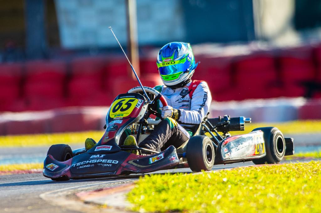 Gabriel Fernandes está com seu Techspeed bem acertado para buscar o título (Foto: Leonardo Dias)
