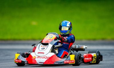 Miguel Silva fez a volta mais rápida e ficou perto do título da F4 Jr (Foto: Leonardo Dias)