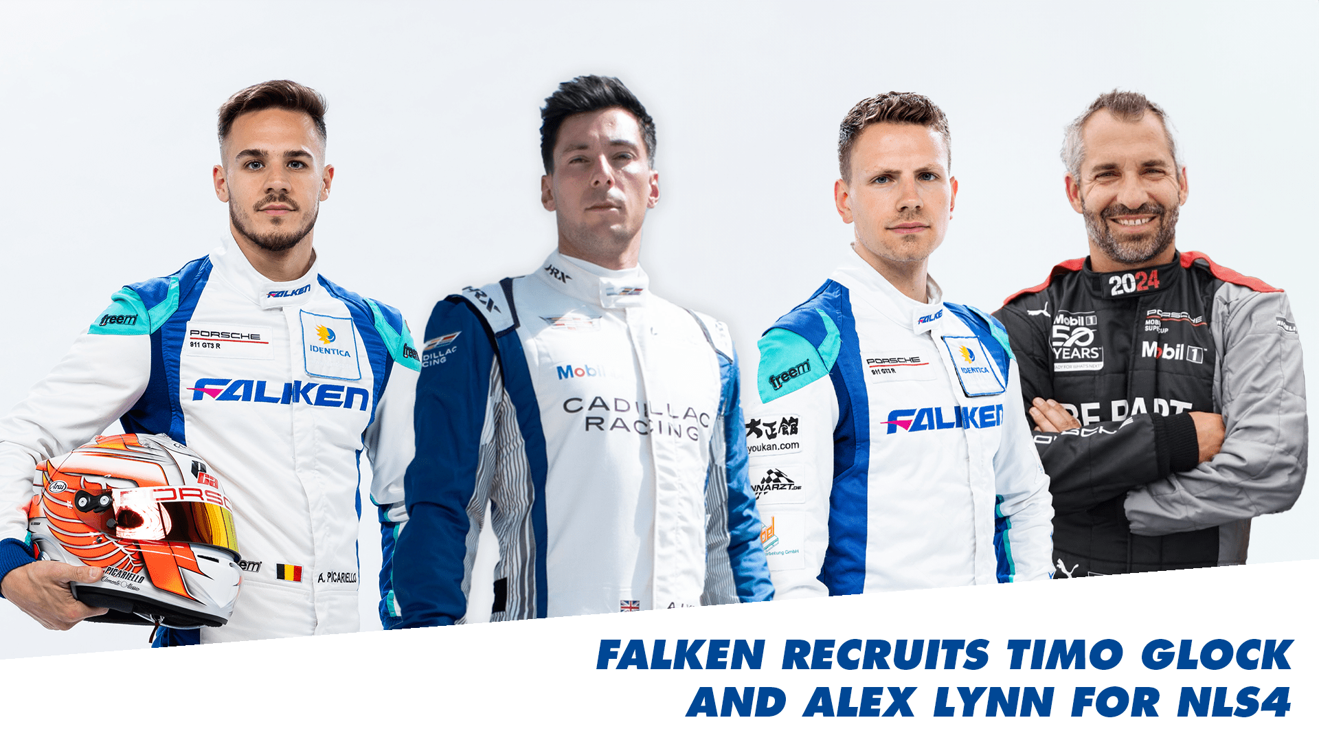 A Falken Motorsports anunciou nesta semana uma dupla de peso para a disputa da ROWE 6h ADAC Ruhr Cup: Timo Glock e Alex Lynn.