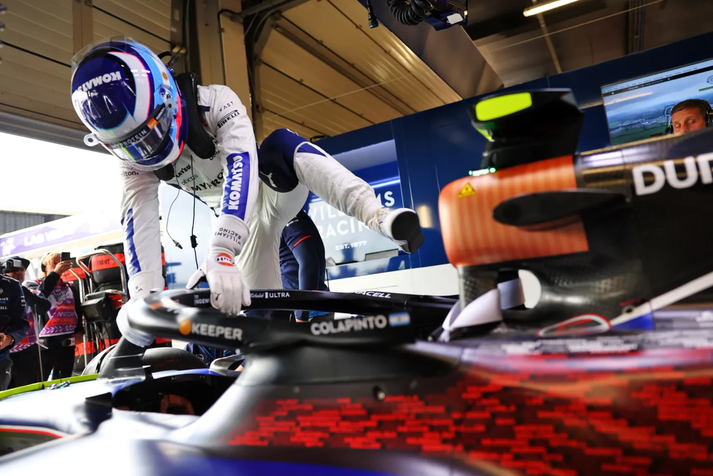Franco Colapinto no TL1 de Silverstone. Foto/Reprodução: Williams Racing