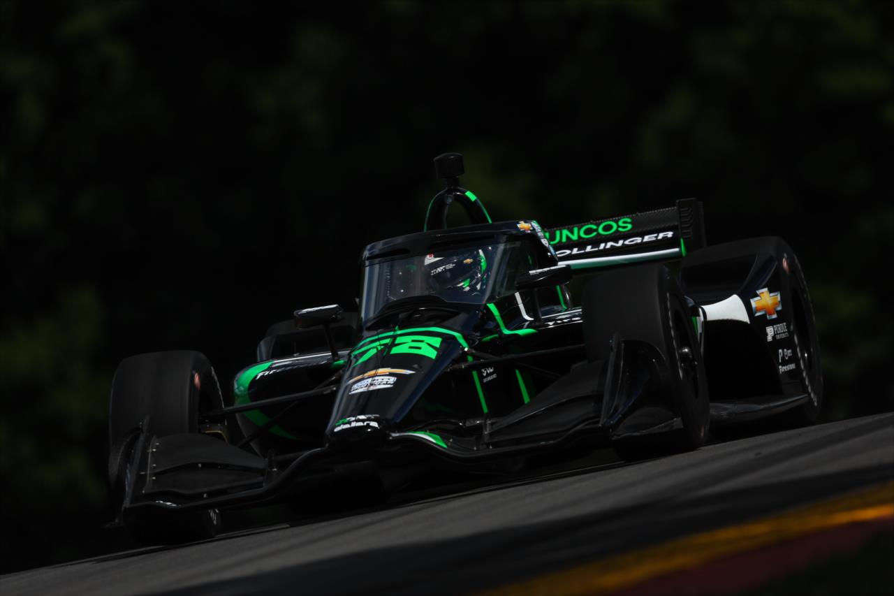 Agustín Canapino em Mid-Ohio. Foto/Reprodução:Chris Owens/ IndyCar