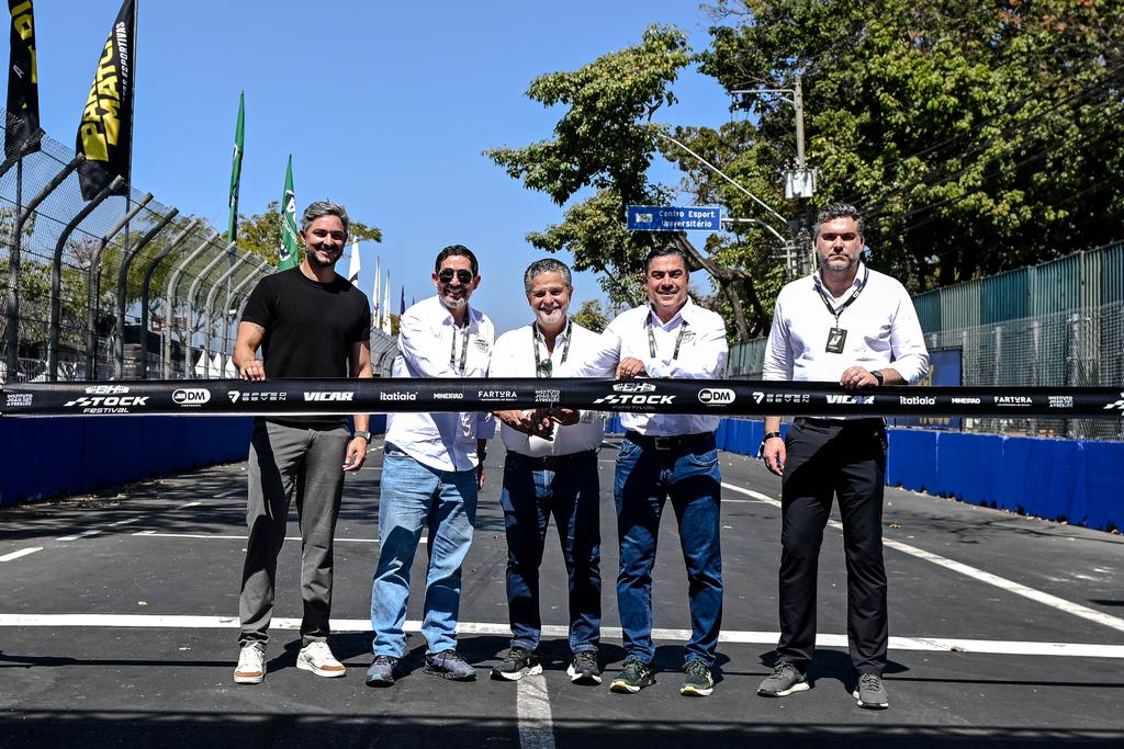 Circuito de rua de Belo Horizonte foi inaugurado na tarde desta quinta-feira (Duda Bairros/Stock Car)