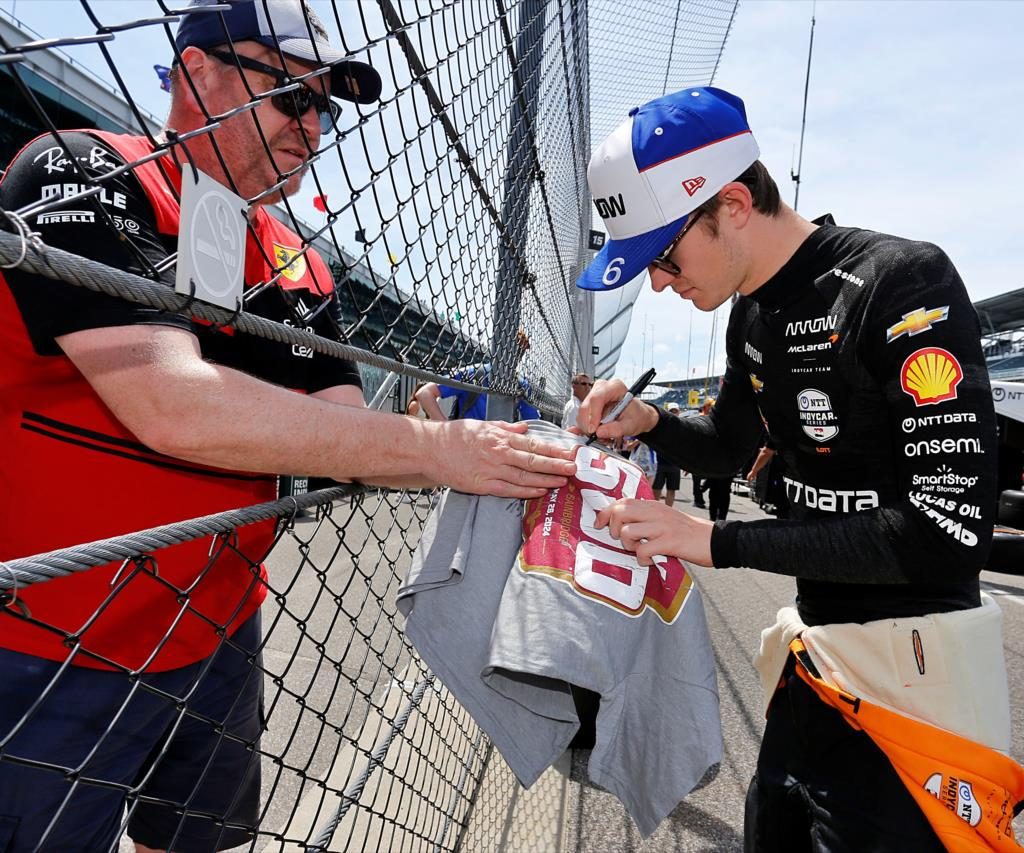 Callum Ilott em sua participação na Indy 500 de 2024. Foto/ Reprodução: Paul Hurley/ IndyCar