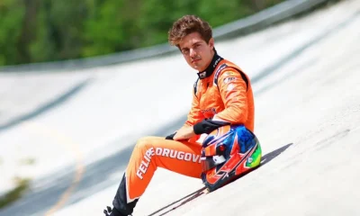 Felipe Drugovich após o título da Fórmula 2. Foto/Reprodução: Getty Images/ F2