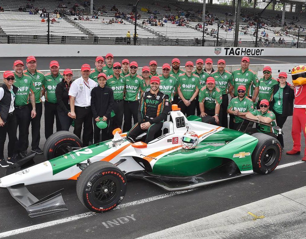 Kyle Kaiser após conquistar a classificação para a Indy 50 em 2019. Fot/Reprodução: IndyCar