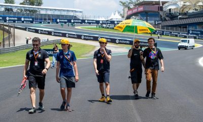 Pilotos da F-4 Brasil fizeram o track walk nesta quinta-feira (Magnus Torquato/Vicar)
