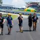Pilotos da F-4 Brasil fizeram o track walk nesta quinta-feira (Magnus Torquato/Vicar)