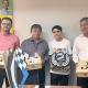 Time da PB Gás: Thiago Romero, Jailson Galvão João Guimarães e Fábio Mariz Maia (Divulgação)