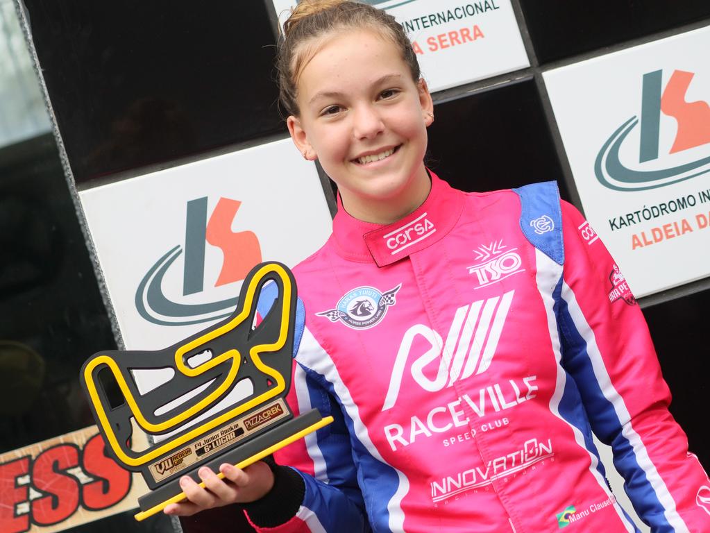 Manu Clauset terminou em sexto a temporada da V11 Aldeia Cup na F4 Jr Rookie (Foto: Sandro Silveira)