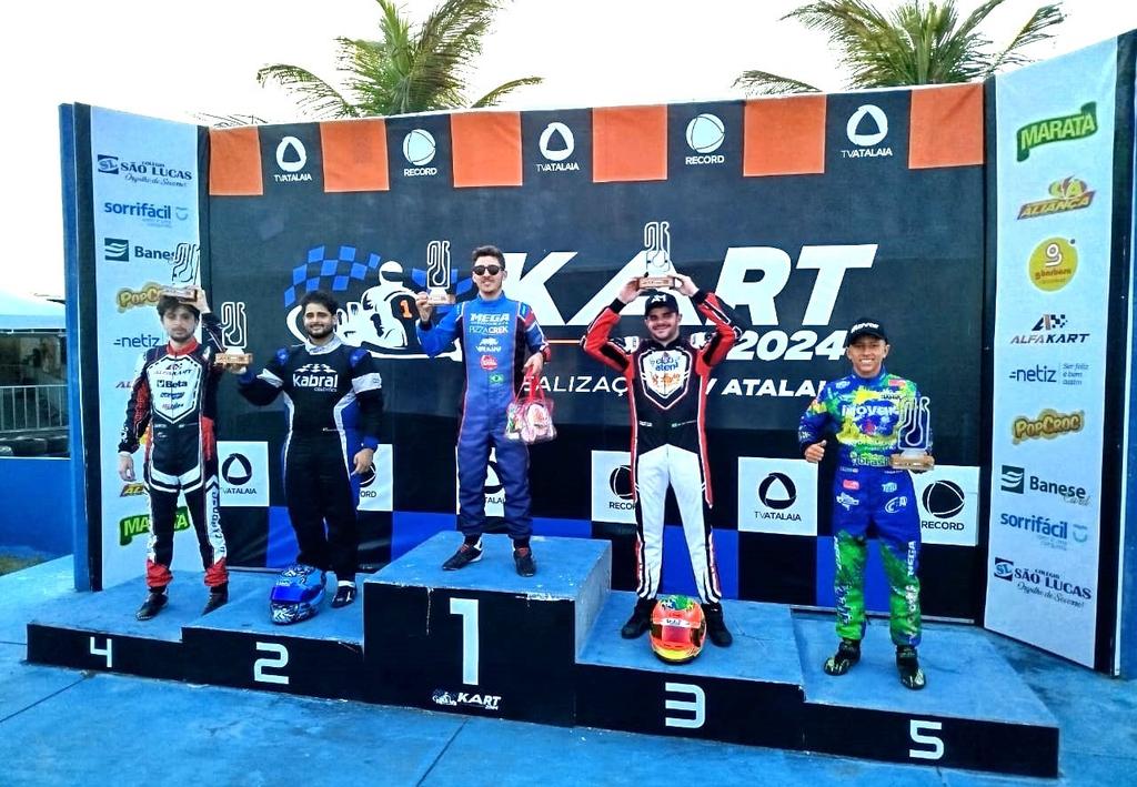 A Mega Kart dominou o pódio também no Campeonato Sergipano (Arthur Leite)