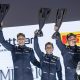 Müller, Mauricio e Visconde comemoram vitória em Goiânia em junho (Rodrigo Guimarães/Stuttgart Motorsport)