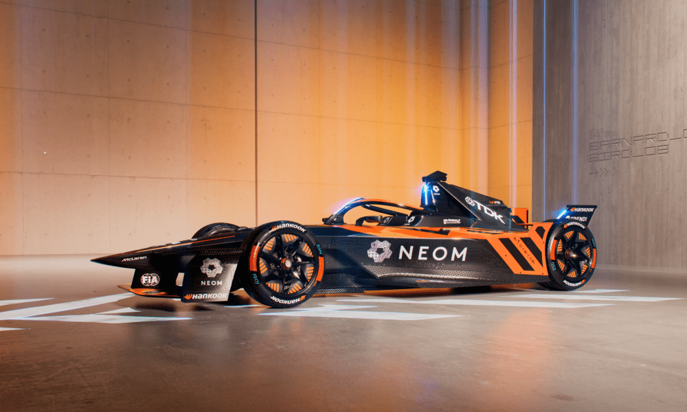 Neom Visual NEOM McLaren Fórmula E revela sua nova identidade visual para a ...