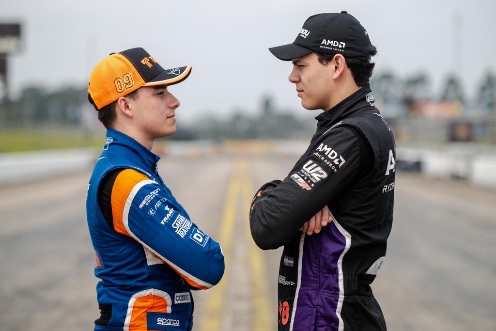 O duelo final: Arthur Gama e Enzo Bedani lutam pelo título da Stock Series 2024 (Duda Bairros/Stock Car)