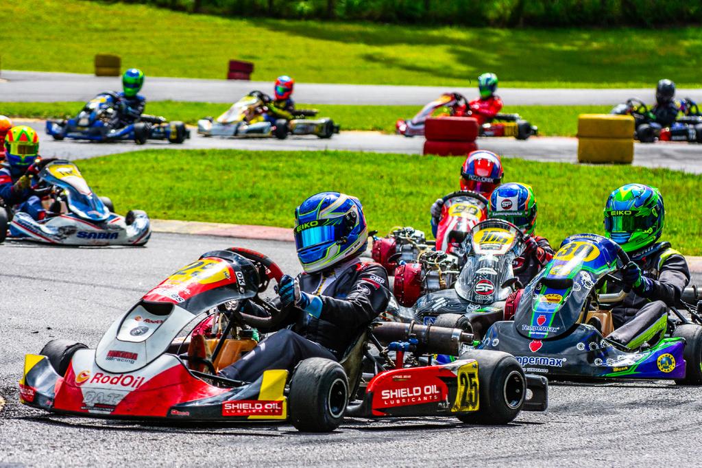 Miguel Silva liderou 16 das 17 corridas disputadas da Copa SP Light de Kart (Foto: Leonardo Dias)