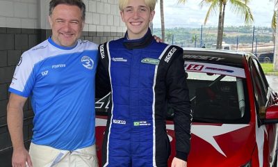 André Bragantini e Victor Manzini em treino particular no Autódromo de Goiânia (Divulgação)