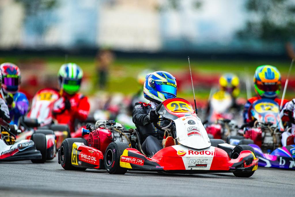 Miguel Silva venceu todos os três turnos da Copa São Paulo Light de Kart (Foto: Leonardo Dias)