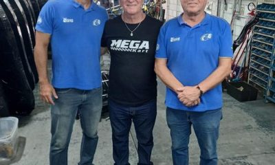Ariel Lima, Waldíbio Ferraz (Mega Kart) e Ricardo Bignotto (Mega Kart)