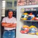 Antigo showroom de Sid Mosca, com o próprio
