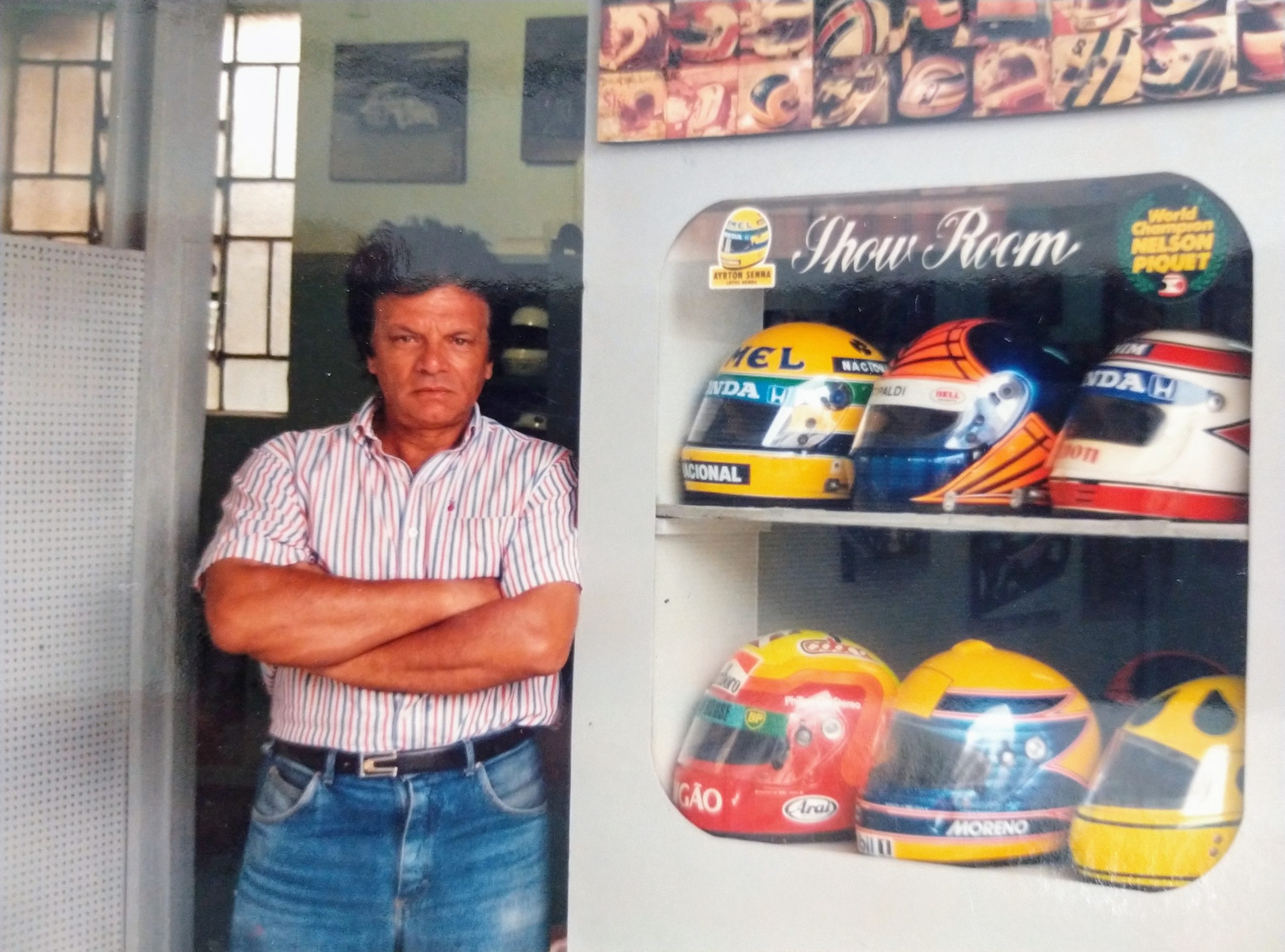 Antigo showroom de Sid Mosca, com o próprio