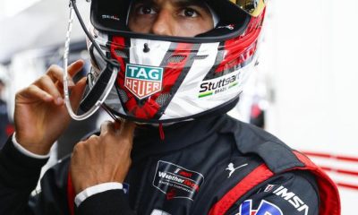 Felipe Nasr leva o nome da Stuttgart Porsche no capacete desde 2023 (Porsche)