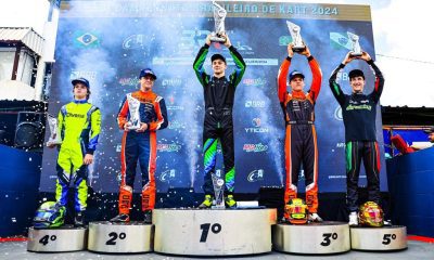 Victor Tieri foi campeão brasileiro em Londrina (Darkside Karts)