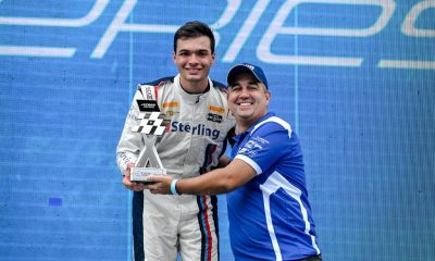 Paulista foi ao pódio entre os rookies logo na sua jornada de estreia na Light (Duda Bairros/Stock Car)