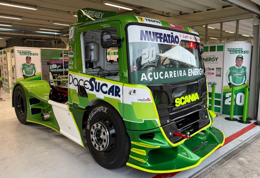 Novo Scania de Pedro Muffato para a temporada 2025 da Fórmula Truck (Divulgação/Grelak Comunicação)