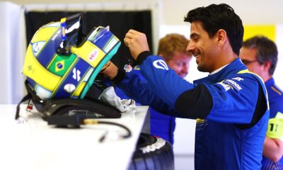Lucas Di Grassi se prepara para entrar na pista: brasileiro foi atração em Jeddah (ABT)