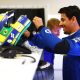 Lucas Di Grassi se prepara para entrar na pista: brasileiro foi atração em Jeddah (ABT)