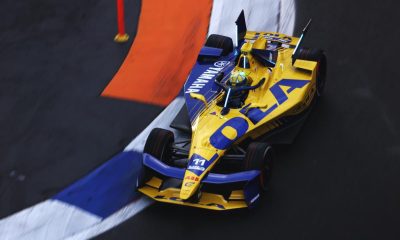 Lucas ao volante do Lola/Yamaha: estratégia agressiva e muitas ultrapassagens (ABT)