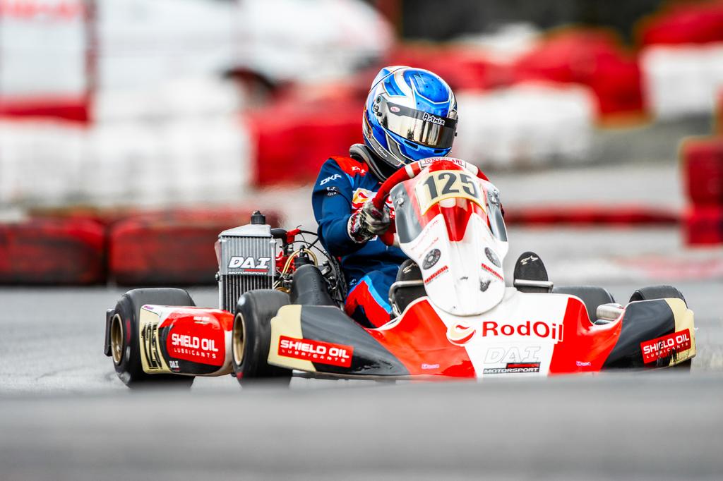 Miguel Silva fez pré-temporada no Kartódromo Granja Viana (Foto: Leonardo Dias)