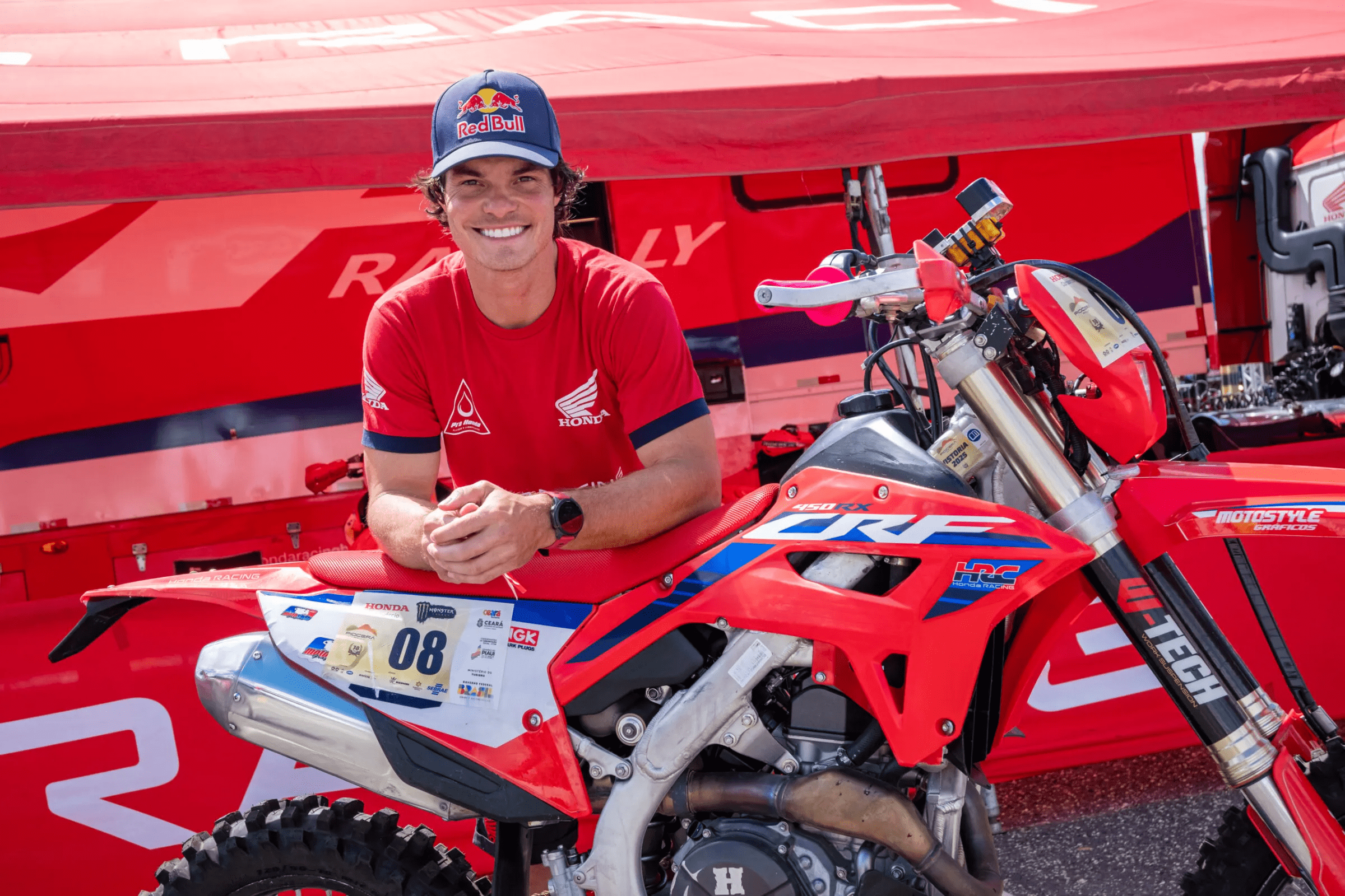 Bruno Crivilin, da equipe Honda Racing, estreia no tradicional Enduro del Verano, na Argentina. Crédito: Doni Castilho/Mundo Press