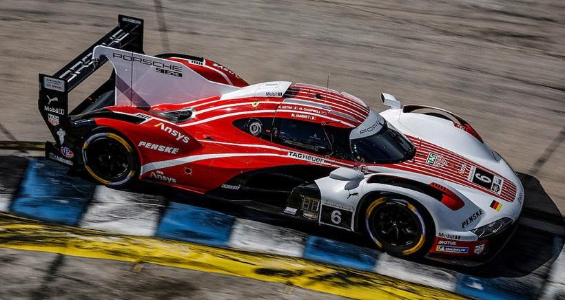 Newgarden e McLaughlin testam o Porsche 963 em Sebring