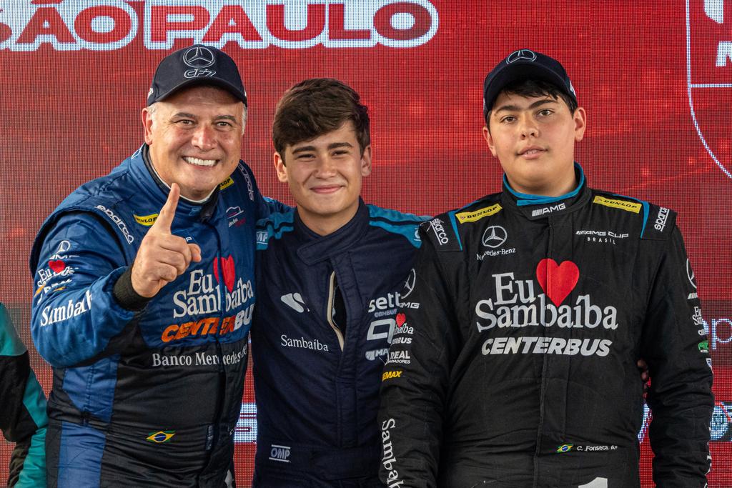 César Fonseca, Dudu e César Filho (KMCom / CleevRacing)