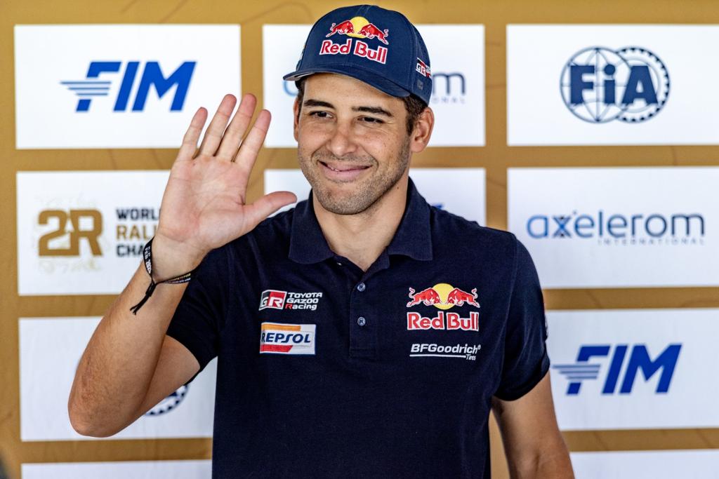 Moraes durante apresentação do Mundial de Rally Raid, em fevereiro (TGR)