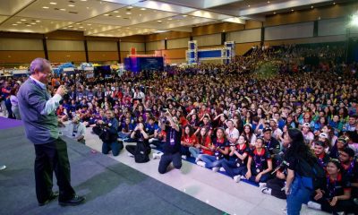 Abertura do evento contou com mais de 2000 alunos (Divulgação / CNI Web)