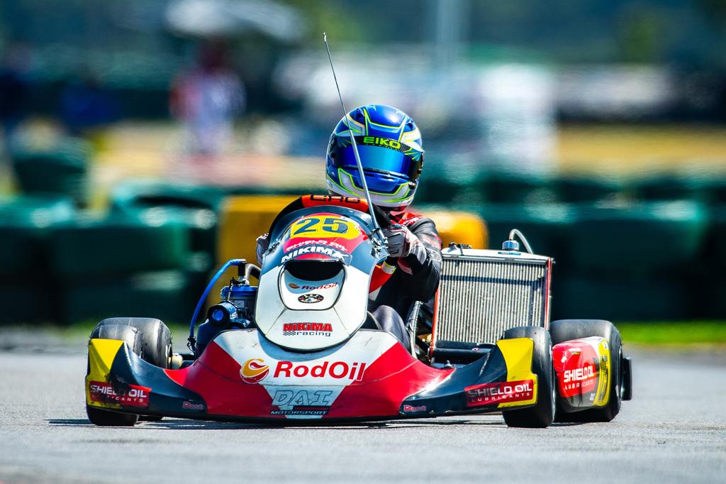 Miguel Silva vai largar novamente no pelotão de 30 karts (Foto: Leonardo Dias)