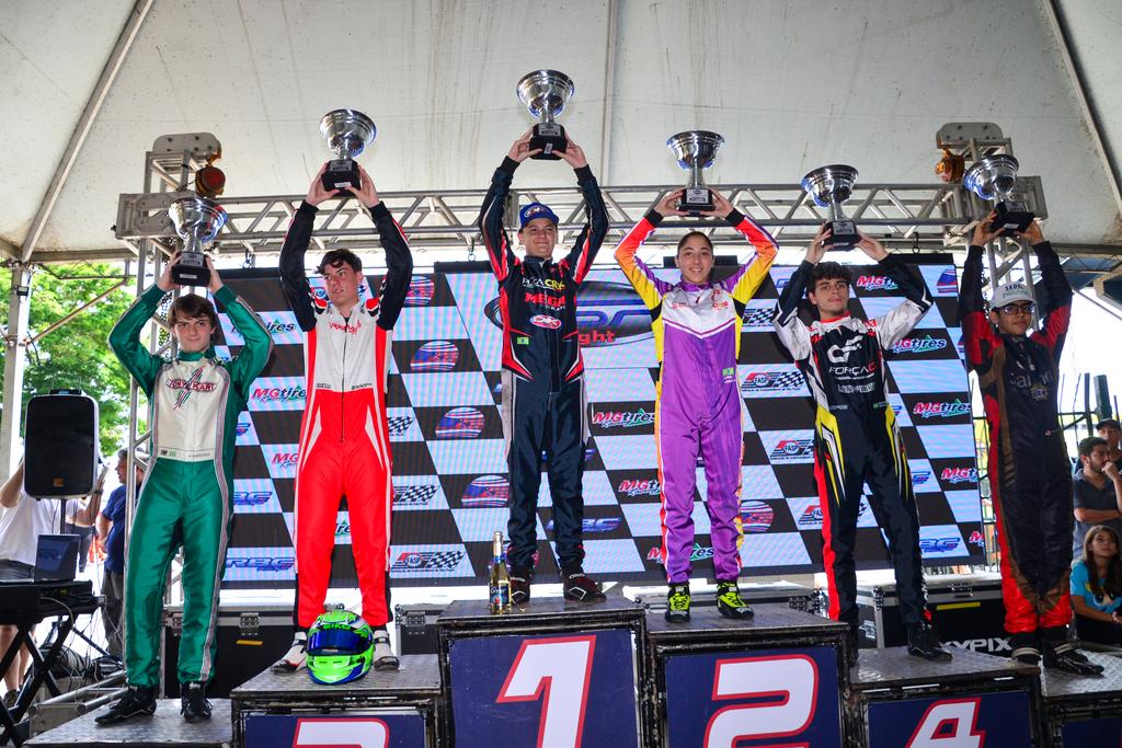 Dudu Pagliaro (1º) foi o vencedor da etapa na F4 Sprinter (Eni Alves)