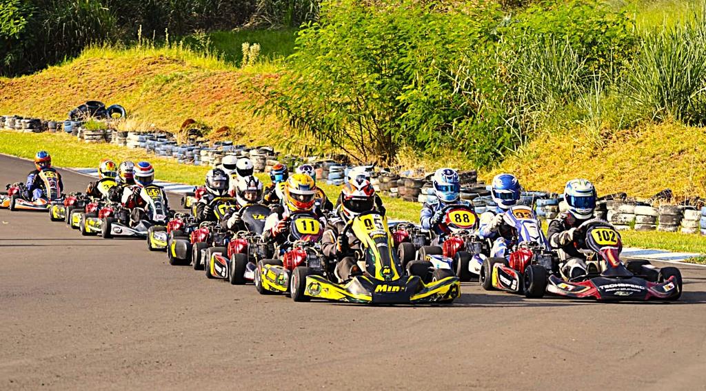 Kartódromo Luigi Borghesi foi palco para belas disputas no último sábado (Daniel Procópio)
