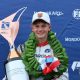 Heitor Farias no pódio da Copa do Mundo de Kart OK N de 2024 na Inglaterra (Gilmar Rose)