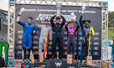 Pódio primeira etapa Ultimate Drift Divulgação