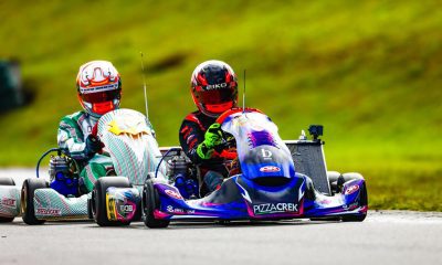 Dudu Pagliaro, de 14 anos, conquistou no último sábado (12) sua segunda vitória consecutiva na temporada e assumiu a liderança da categoria F4 Sprinter na Copa São Paulo Light de Kart. O novo triunfo aconteceu na 3ª etapa da principal competição de caráter estadual do kartismo no Brasil, disputada regularmente no Kartódromo Ayrton Senna, em Interlagos, na capital paulista. O piloto oficial da fabricante de chassis Mega Kart chegou ao alto do pódio após ser o terceiro colocado na tomada de tempos, vencer a primeira bateria e terminar a corrida seguinte em quarto em um grid composto por 22 competidores. E, com a nova vitória – a segunda em três etapas –, Dudu Pagliaro (Pizza Crek | Somos Verde | Bebs | FrogPay | Pier Brasil | Ifood | MG Contécnica) assumiu a liderança da Copa São Paulo Light. “Foi uma etapa muito difícil, mas conseguimos encaixar uma boa estratégia e o kart estava muito competitivo. Estou muito feliz com o resultado e agradeço à DK Racing, à Mega Kart e aos meus patrocinadores por todo o apoio”, comemorou Dudu após a vitória. Vindo da F4 Júnior, Dudu Pagliaro disputa sua primeira temporada na F4 Sprinter – destinada a pilotos de 14 a 27 anos – e mesmo enfrentando adversários mais experientes, vem mostrando maturidade, frieza e velocidade. Totalmente focado na luta pelo título do Light, Dudu Pagliaro (Pizza Crek | Somos Verde | Bebs | FrogPay | Pier Brasil | Ifood | MG Contécnica) fará uma nova bateria de testes com a Mega Kart nesta quarta-feira, já visando a 4ª etapa do campeonato, marcada para 17 de maio em Interlagos. KG COM Assessoria de Comunicação - Erno Drehmer (MTb/RS 14.706)